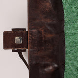 Fendi Green Beaded Baguette