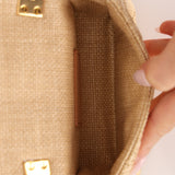 Dior 2021 Raffia Micro Caro Bag