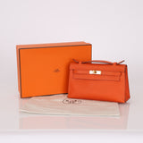 Hermès 2016 Epsom Orange Kelly Pochette