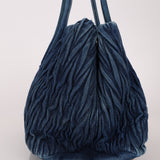 Miu Miu Denim Matelasse Shoulder Bag