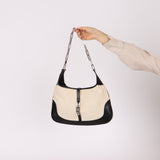 Gucci Canvas Paperclip Chain Jackie