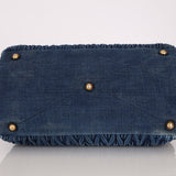 Miu Miu Denim Matelasse Shoulder Bag