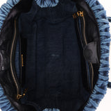 Miu Miu Denim Matelasse Shoulder Bag