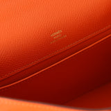 Hermès 2016 Epsom Orange Kelly Pochette