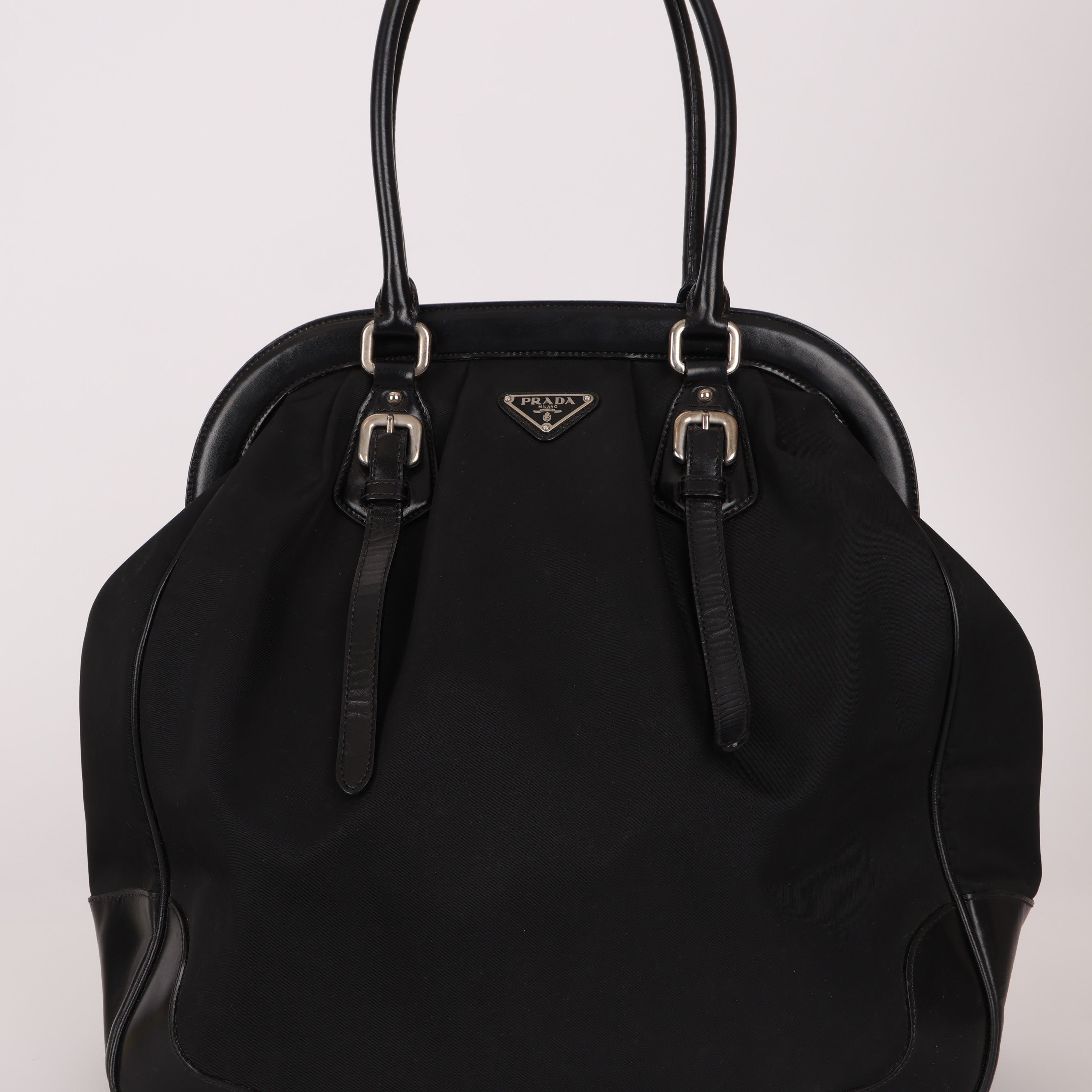 Prada Tessuto XL Doctor Frame Bag