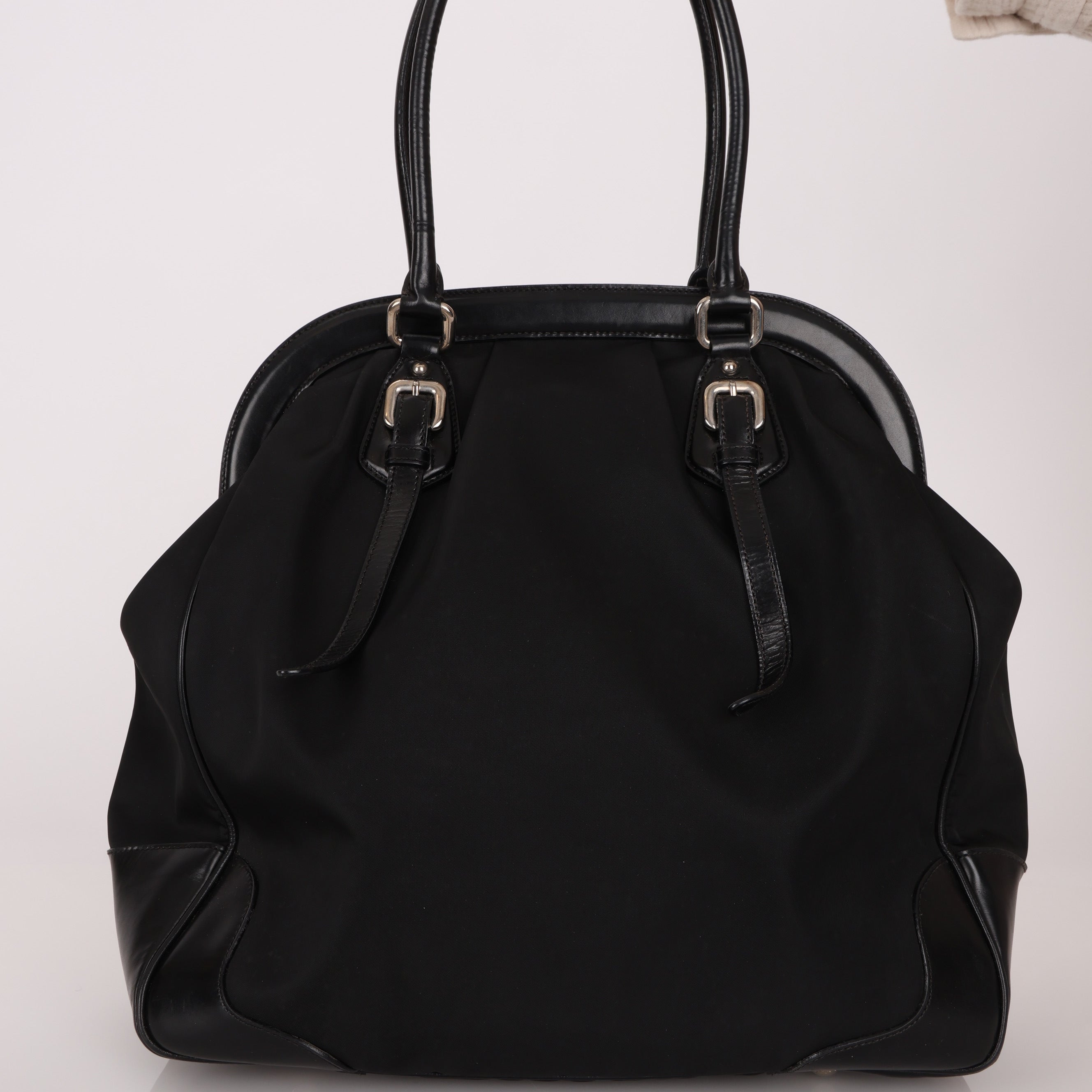 Prada Tessuto XL Doctor Frame Bag
