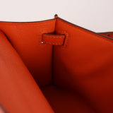 Hermès 2016 Epsom Orange Kelly Pochette