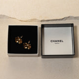 Chanel 2003 Flower Pearl Stud Earrings
