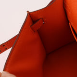 Hermès 2016 Epsom Orange Kelly Pochette