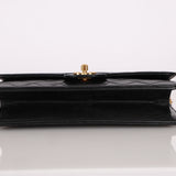 Chanel 24K GP Lambskin Chain Turnlock Single Flap