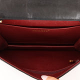Chanel 24K GP Lambskin Chain Turnlock Single Flap