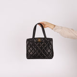 Chanel 2003 Lambskin XL Logo Tote 24K GP