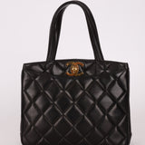 Chanel 2003 Lambskin XL Logo Tote 24K GP