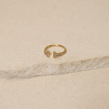 Tiffany & Co T Diamond Wire Ring 18K