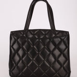 Chanel 2003 Lambskin XL Logo Tote 24K GP
