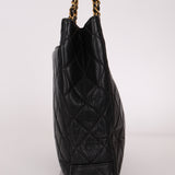 Chanel 1996 Caviar Turnlock Chain Tote