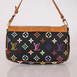 Limited Edition Louis Vuitton x Takashi Murakami Multicolor Noir Pochette