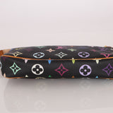 Limited Edition Louis Vuitton x Takashi Murakami Multicolor Noir Pochette