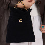 Chanel 2020 Cotton Tweed Shopping Tote