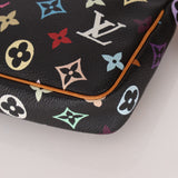 Limited Edition Louis Vuitton x Takashi Murakami Multicolor Noir Pochette