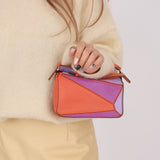 Loewe Calfskin Tricolor Mini Puzzle