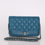 Chanel Aged Calfskin Gabrielle Wallet on Chain