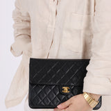 Chanel 2000 Lambskin Turnlock Single Flap