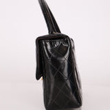 Chanel 1996 Patent East West Kelly Top Handle 24k GP