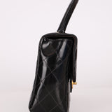 Chanel 1996 Patent East West Kelly Top Handle 24k GP