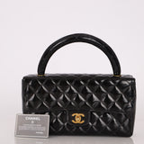 Chanel 1996 Patent East West Kelly Top Handle 24k GP