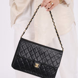 Chanel 2000 Lambskin Turnlock Single Flap