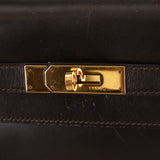 Hermès 1991 Chocolate Box Kelly 35 GHW