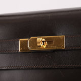 Hermès 1991 Chocolate Box Kelly 35 GHW
