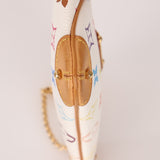 Limited Edition Louis Vuitton x Takashi Murakami Monogram Multicolor Blanc Milla Pochette MM