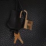 Hermès 2004 Noir Clemence Birkin 35 Retourne GHW