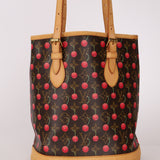 Limited Edition Louis Vuitton x Takashi Murakami Cerises Bucket Bag