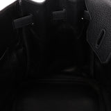 Hermès 2004 Noir Clemence Birkin 35 Retourne GHW