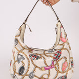 Gucci Satin Charmy Hobo