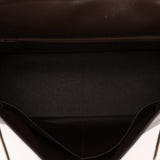 Hermès 1991 Chocolate Box Kelly 35 GHW