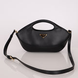 Prada City Calf Leather Top-Handle Bag
