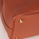 Hermès 2021 Marron d'Inde Clemence Picotin 18 GHW