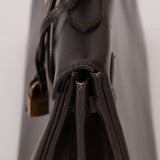 Hermès 1991 Chocolate Box Kelly 35 GHW