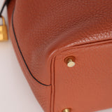 Hermès 2021 Marron d'Inde Clemence Picotin 18 GHW