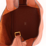 Hermès 2021 Marron d'Inde Clemence Picotin 18 GHW