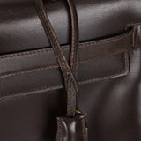 Hermès 1991 Chocolate Box Kelly 35 GHW