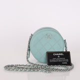 Chanel 2020 Lambskin Wildstitch Round Crossbody