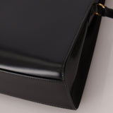 Discontinued Hermès 1990 Noir Box Kelly Sport 24 PM GHW