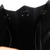 Discontinued Hermès 1990 Noir Box Kelly Sport 24 PM GHW
