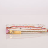 Limited Edition Louis Vuitton x Takashi Murakami Multicolor Blanc Key Pouch