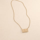 Fendi Baguette Pendant Necklace